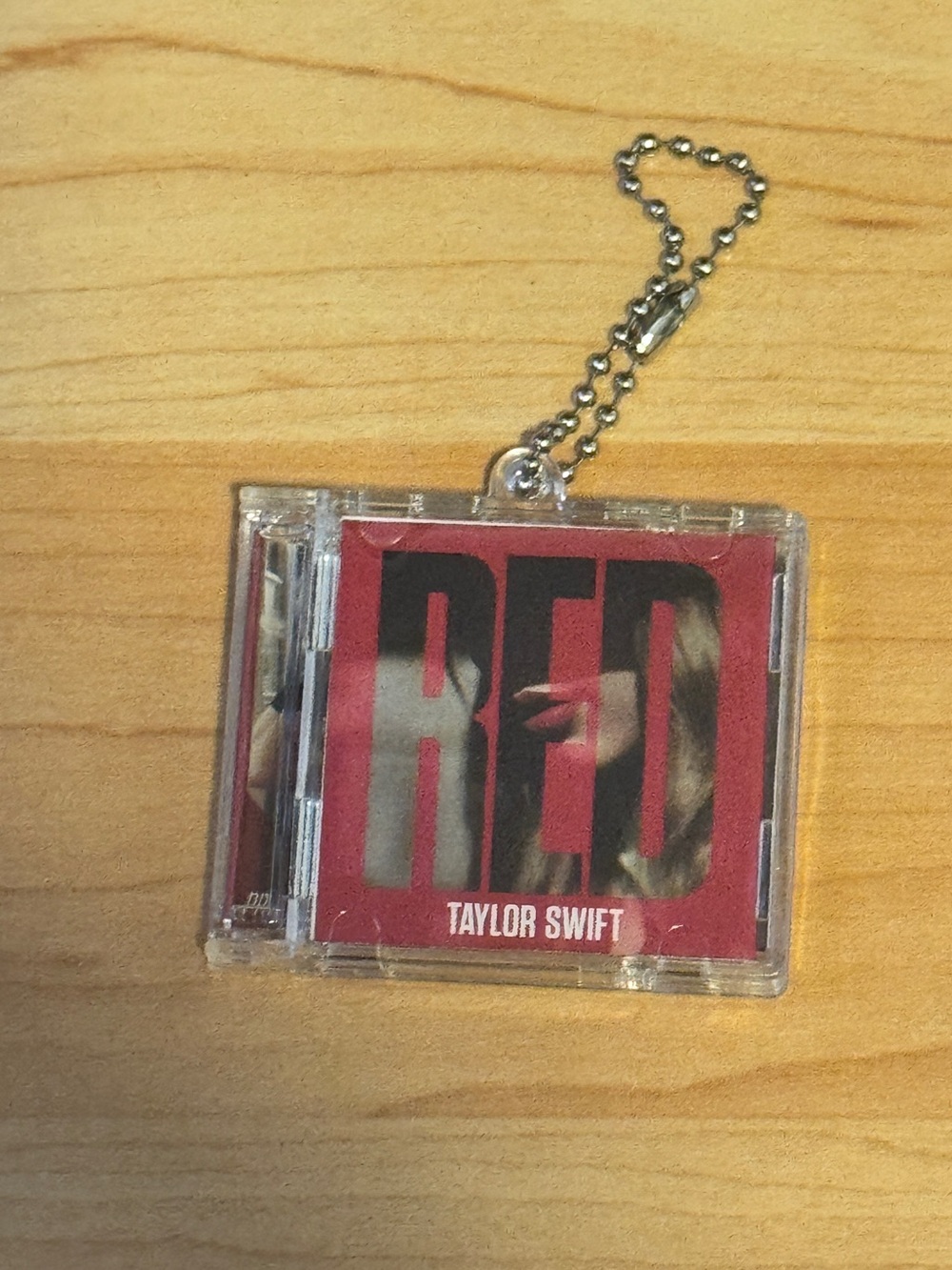 Taylor Swift “RED” Mini NFC Mini CD Keychain